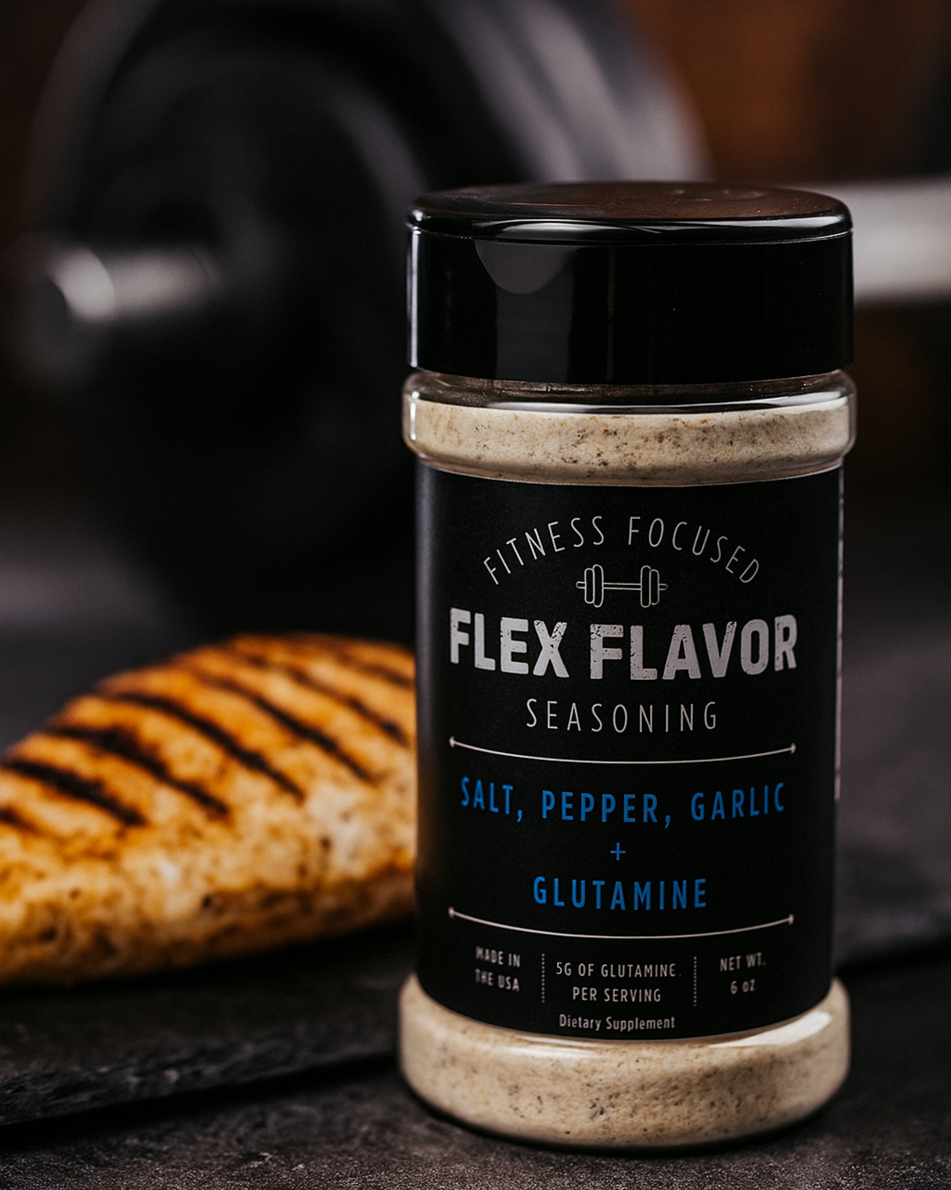 Flex Flavor Glutamine Supplement Seasoning Salt Pepper Garlic product